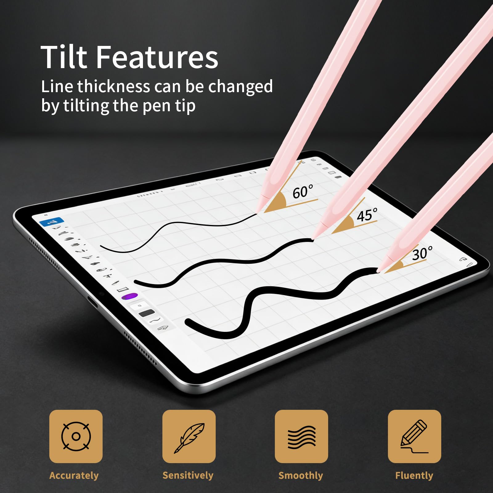 Amazon.com: Evach Apple Pencil : Fast Charging, Palm Rejection